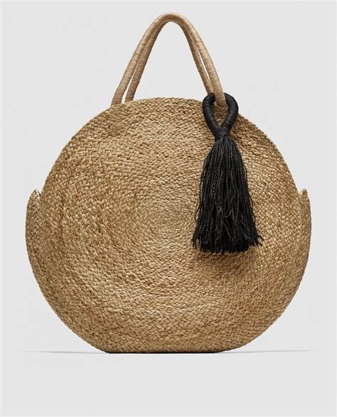 zara raffia bag